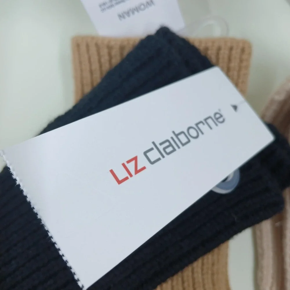 Liz Claiborne Gloves Womens‎ One Size Knit Long Elbow Warm Textured Winter